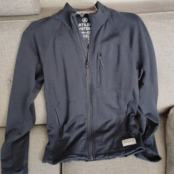 Artilect Eldorado Men's full zip jacket 310gsm Nuyarn Merino Black Medium - Picture 3 of 10